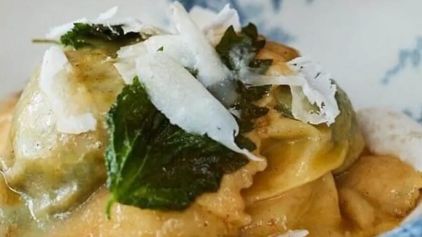 Jamie Oliver Stinging Nettle Ravioli Pasta recipe