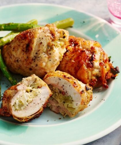 Jamie Oliver Stuffed Chicken Thighs​