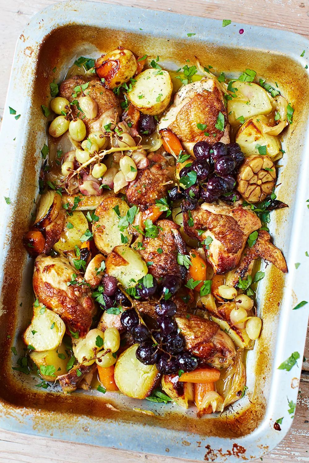 Jamie Oliver​ Chicken in White Wine Sauce