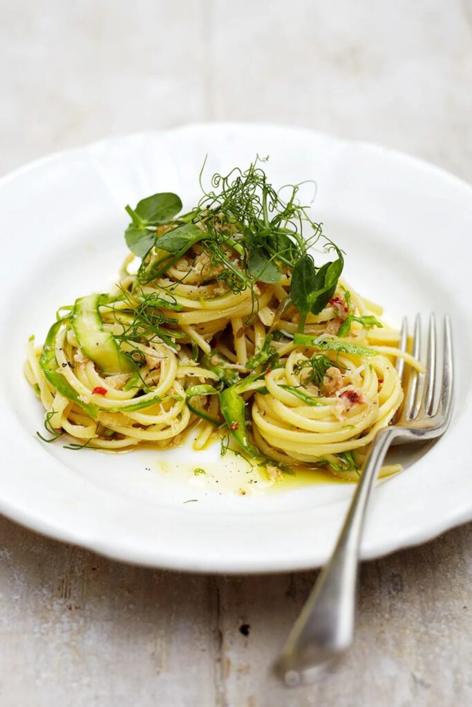 Jamie Oliver Asparagus And Crab Pasta