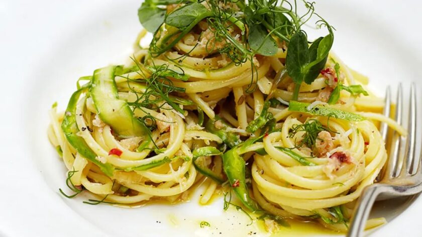 Jamie Oliver Asparagus And Crab Pasta