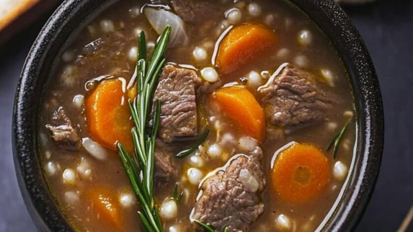 Jamie Oliver Beef Barley Soup