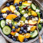 Jamie Oliver Blueberry Peach Feta Salad