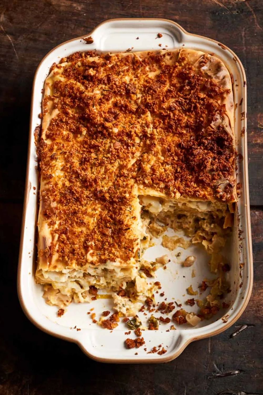 Jamie Oliver Cauliflower Cheese Lasagne