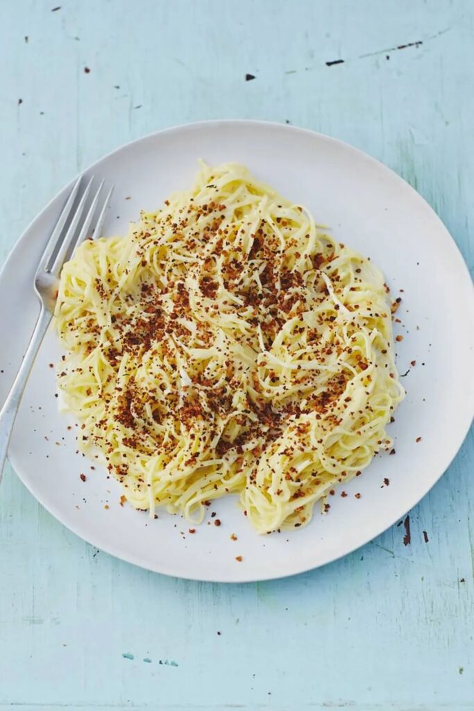 Jamie Oliver Oozy Cheesy Pasta With Crispy Pangritata