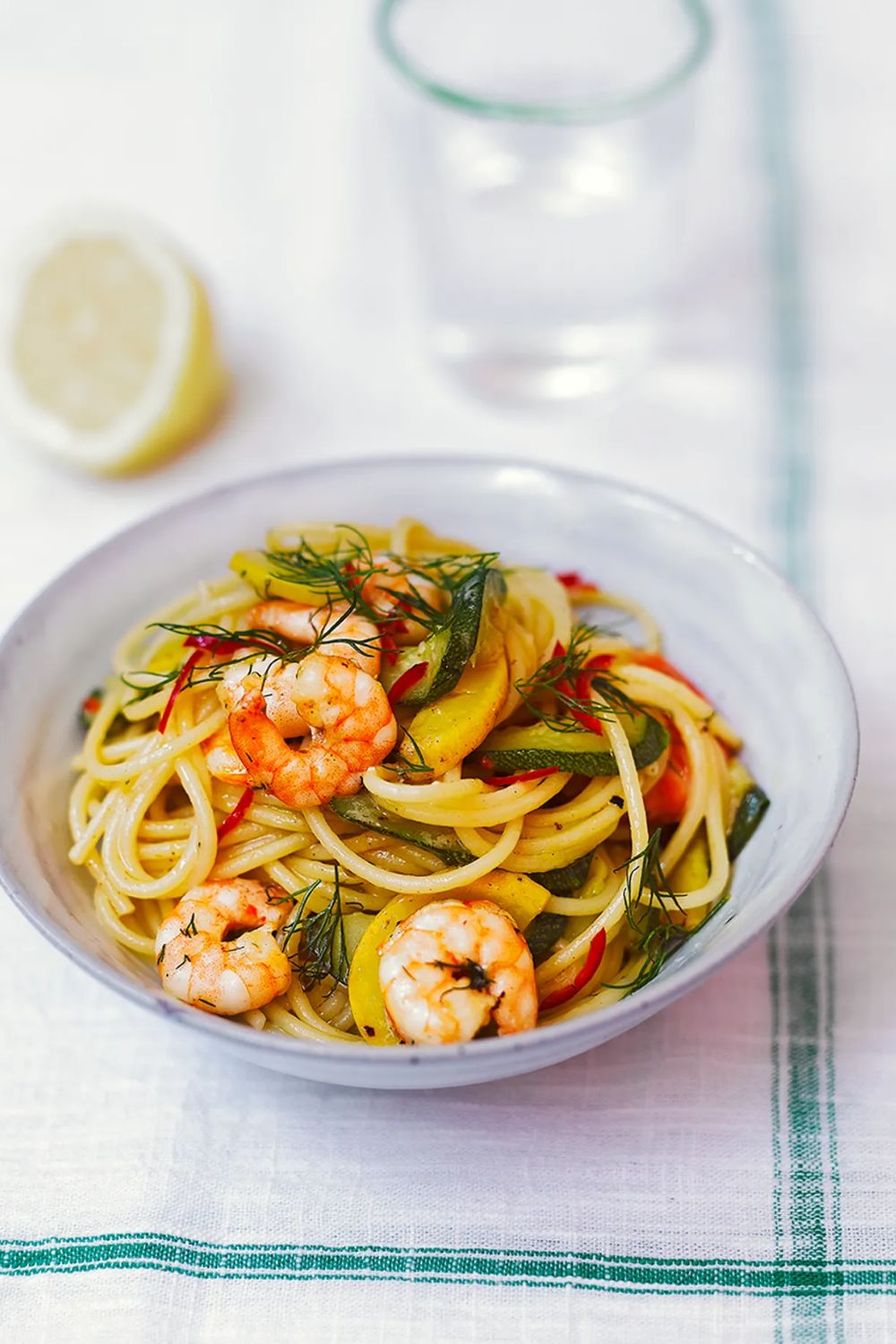 Jamie Oliver Prawn And Courgette Pasta