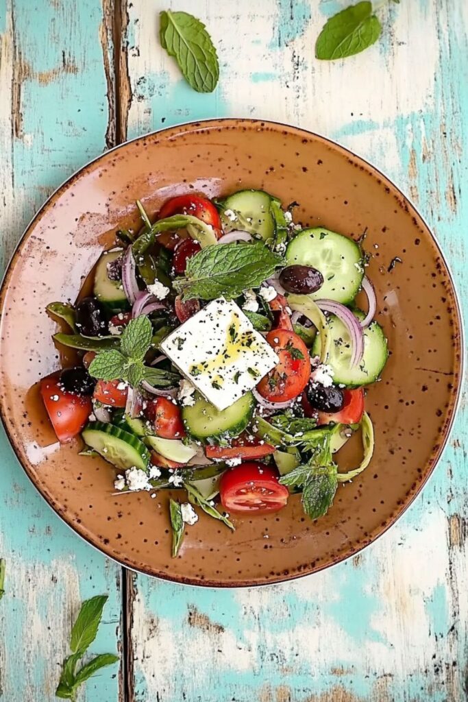 Jamie Oliver Greek Salad Recipe - 15 Minute Meals