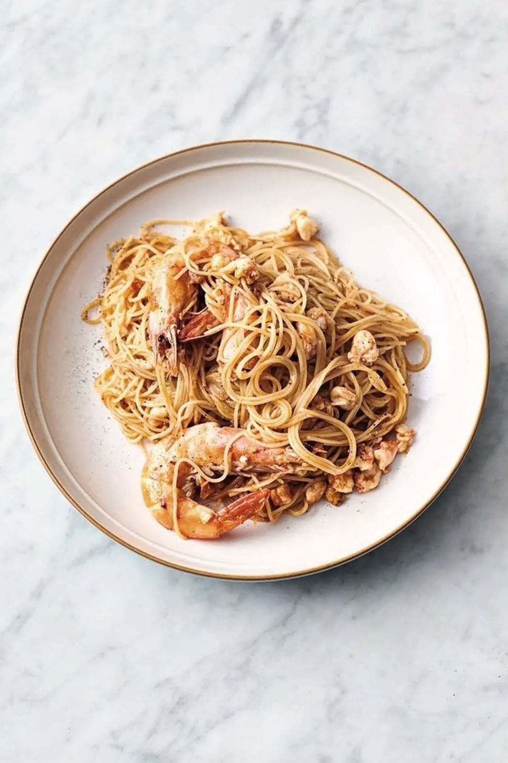 Jamie Oliver Rosé Pesto Prawn Pasta