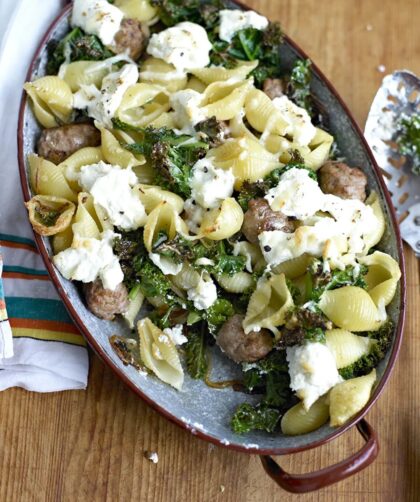 Jamie Oliver Sausage, Kale And Ricotta Pasta Bake