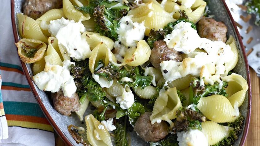 Jamie Oliver Sausage, Kale And Ricotta Pasta Bake