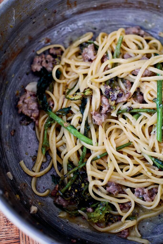 Jamie Oliver Sausage Linguine Pasta Recipe