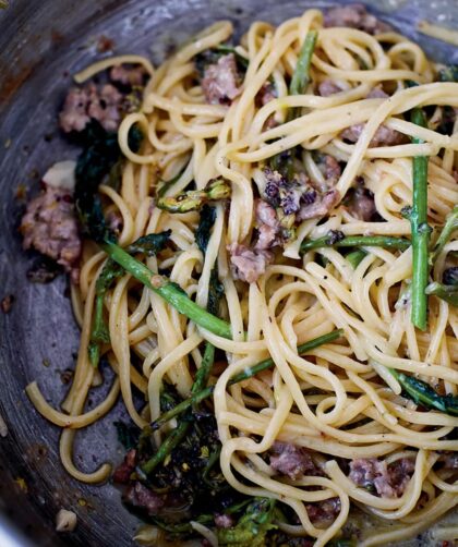 Jamie Oliver Sausage Linguine Pasta Recipe