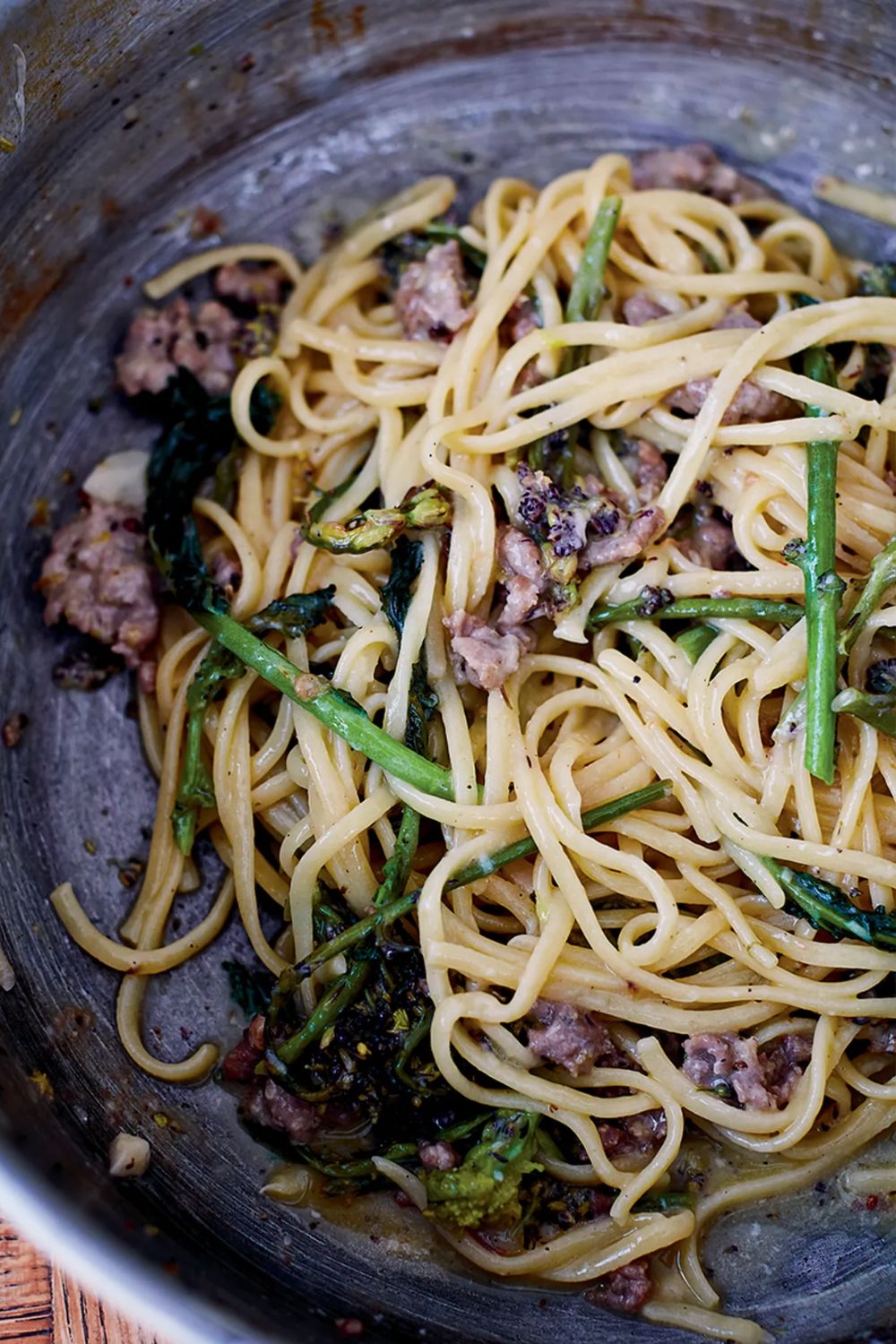 Jamie Oliver Sausage Linguine Pasta Recipe