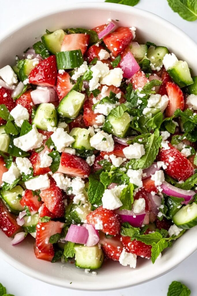 Jamie Oliver Strawberry Cucumber Salad