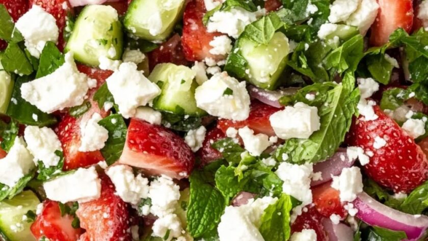 Jamie Oliver Strawberry Cucumber Salad