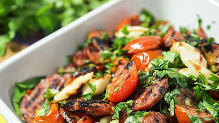 Jamie Oliver Chorizo Tomato Salad