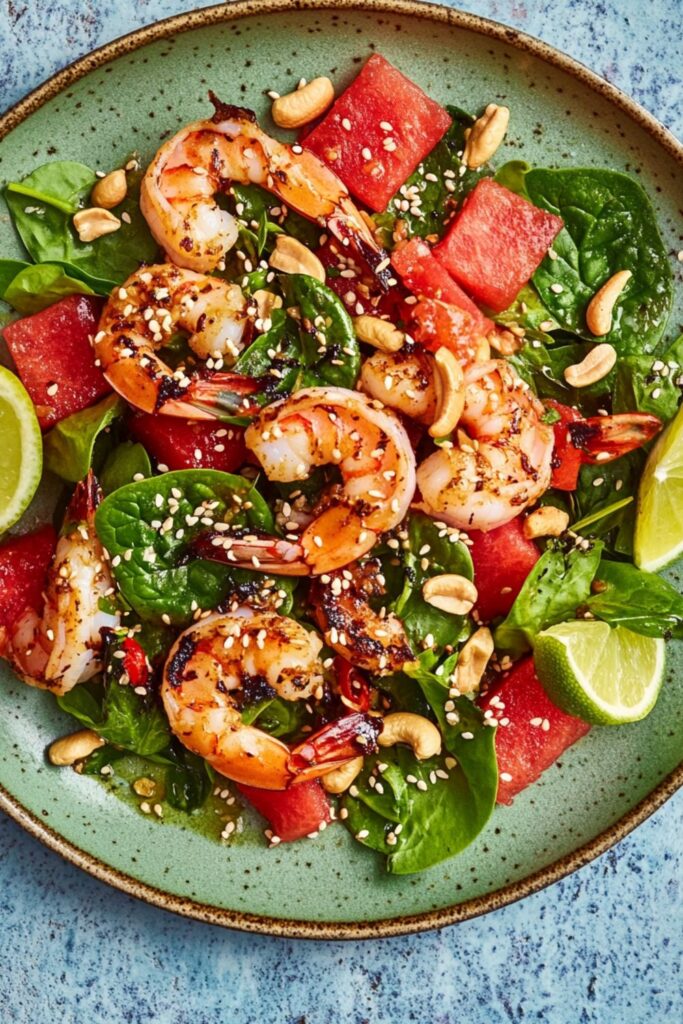 Jamie Oliver Prawn & Watermelon Salad