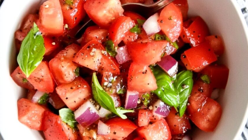 Jamie Oliver Tomato Basil Salad