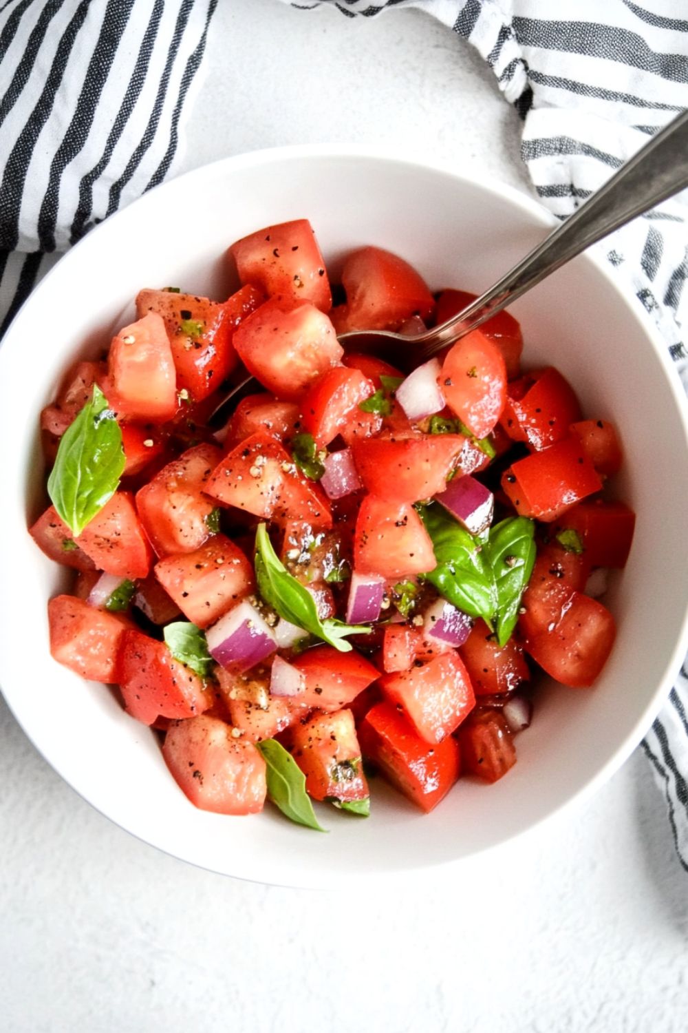 Jamie Oliver Tomato Basil Salad