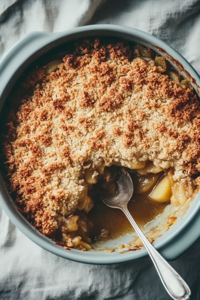 Jamie Oliver Vegetarian Apple Crumble