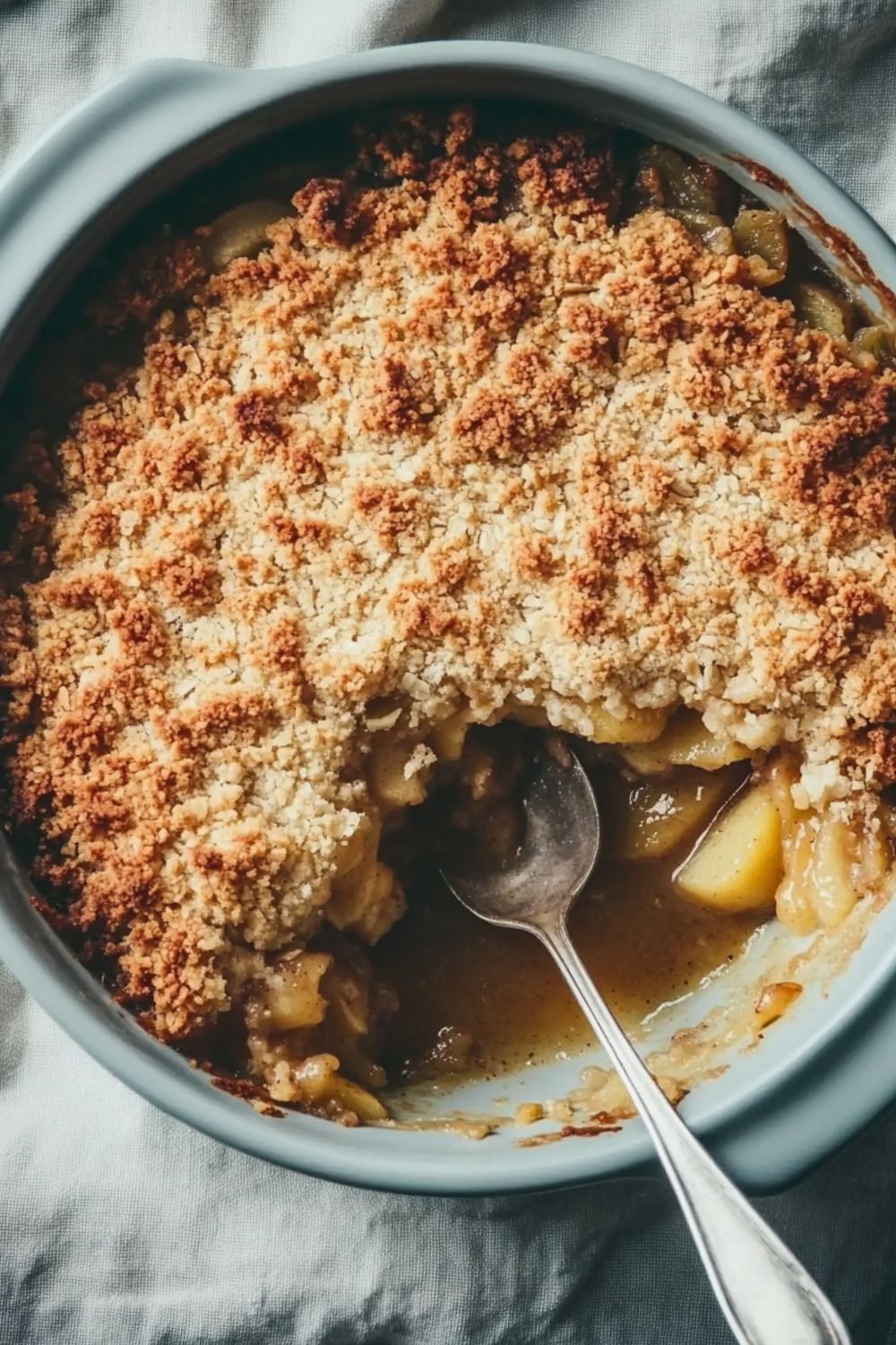 Jamie Oliver Vegetarian Apple Crumble