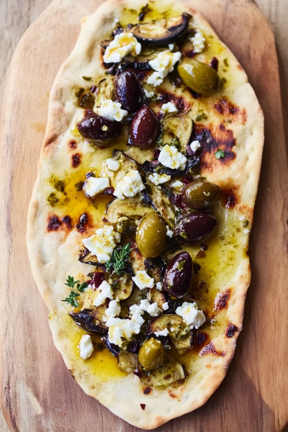 Jamie Oliver Vegetarian Aubergine Flatbreads