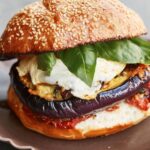 Jamie Oliver Vegetarian Aubergine Parmigiana Burger