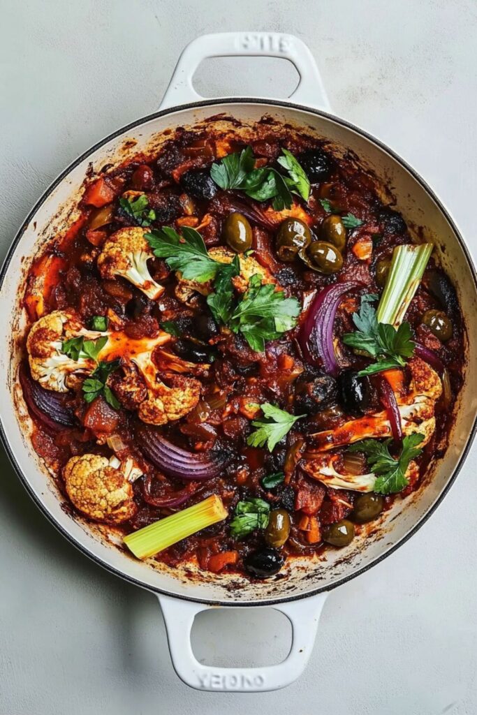 Jamie Oliver Vegetarian Cauliflower Caponata