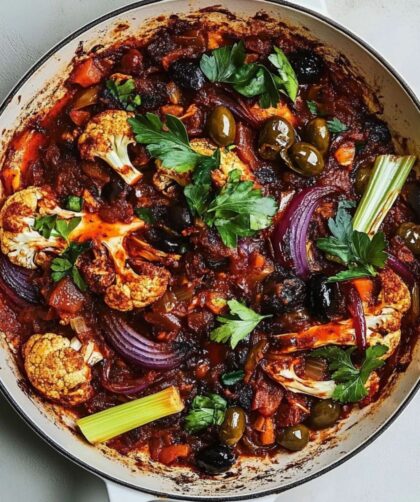 Jamie Oliver Vegetarian Cauliflower Caponata