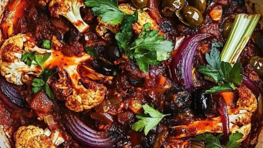 Jamie Oliver Vegetarian Cauliflower Caponata