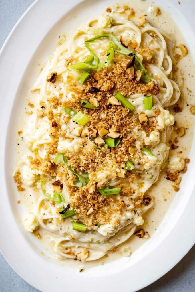 Jamie Oliver Vegetarian Cauliflower Cheese Spaghetti