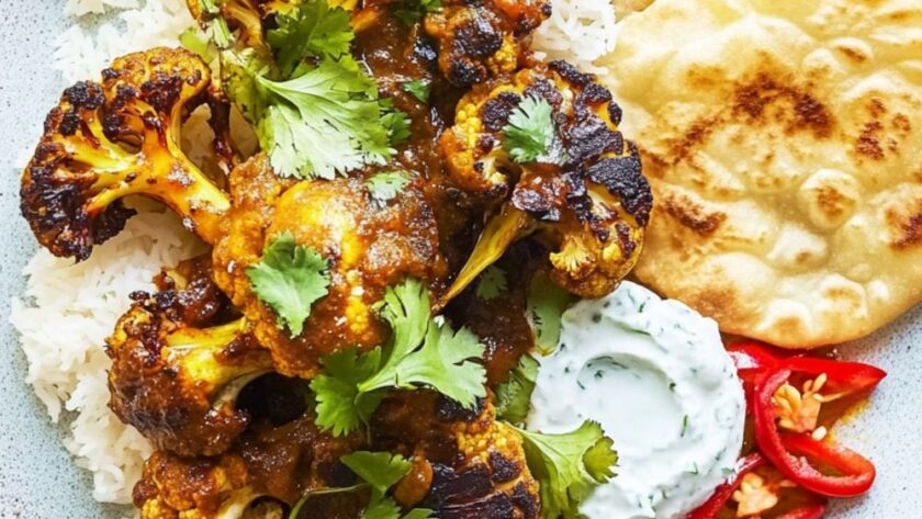 Jamie Oliver Vegetarian Cauliflower Curry