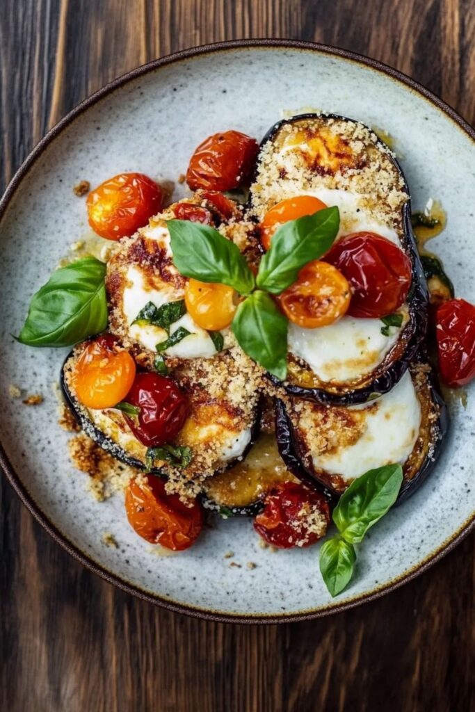 Jamie Oliver Vegetarian Charred Aubergine Parmigiana