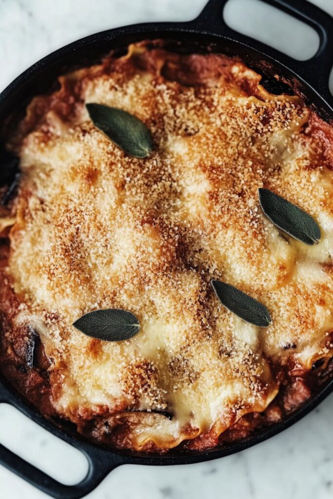 Jamie Oliver Vegetarian Scruffy Aubergine Lasagne