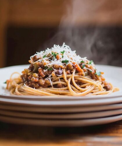 Jamie Oliver Vegetarian Spaghetti Bolognese