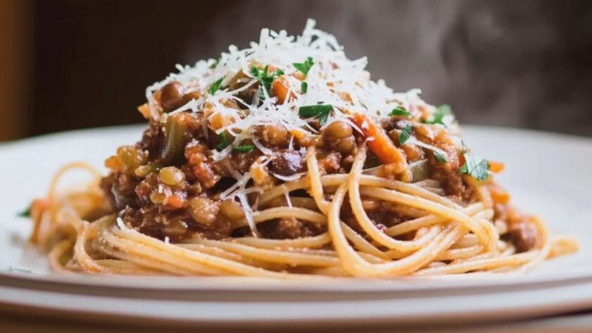 Jamie Oliver Vegetarian Spaghetti Bolognese