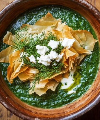 Jamie Oliver Vegetarian Spinach & Dill Soup