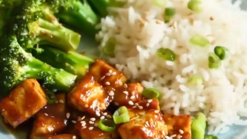 Jamie Oliver Vegetarian Sweet Chilli Tofu