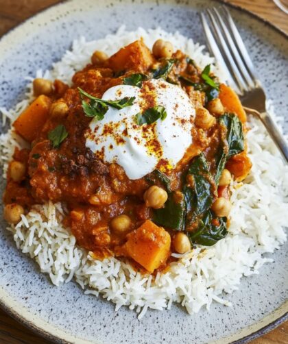 Jamie Oliver Vegetarian Sweet Potato & Chickpea Curry