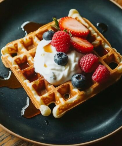 Jamie Oliver Vegetarian Waffles