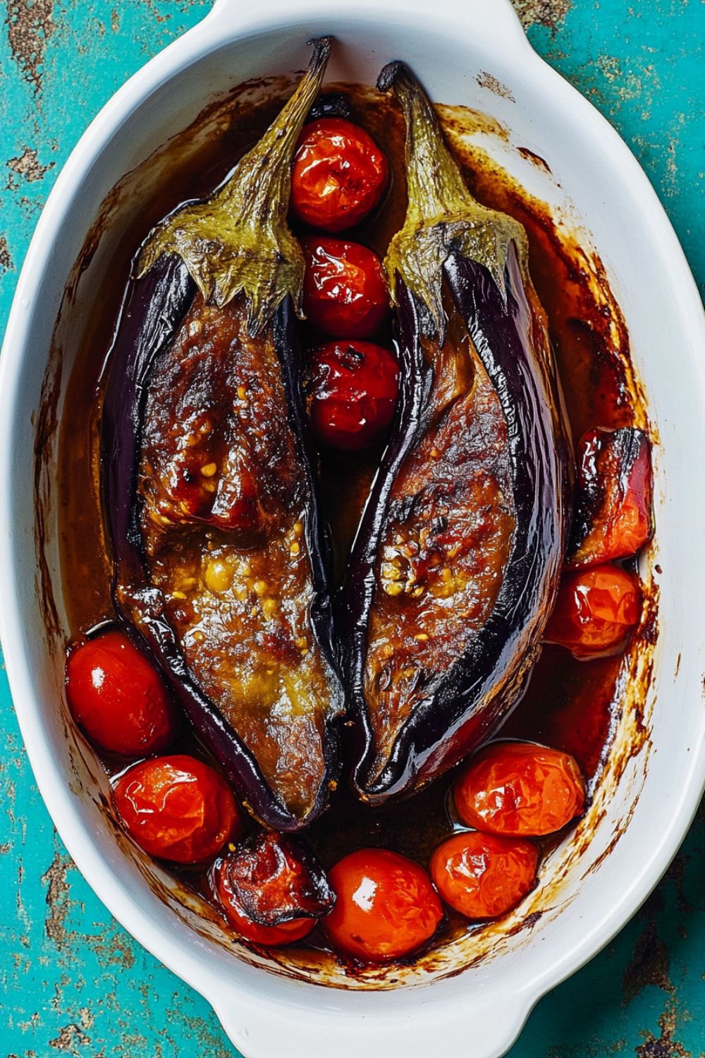 Jamie Oliver Vegetarian Whole Roasted Miso Aubergine