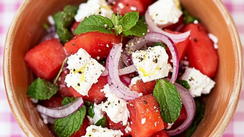 Jamie Oliver Watermelon Salad