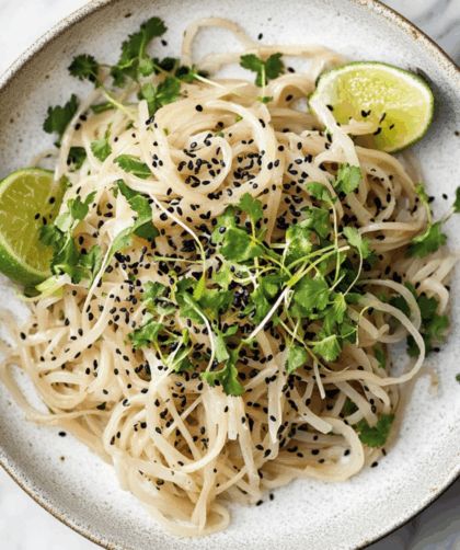 Jamie Oliver 5 Ingredients Vegetarian Black Tahini Noodles