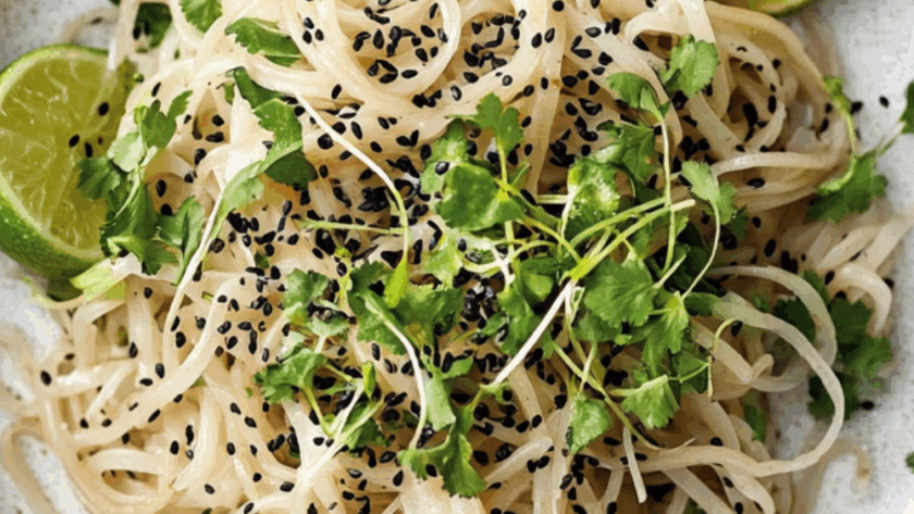 Jamie Oliver 5 Ingredients Vegetarian Black Tahini Noodles
