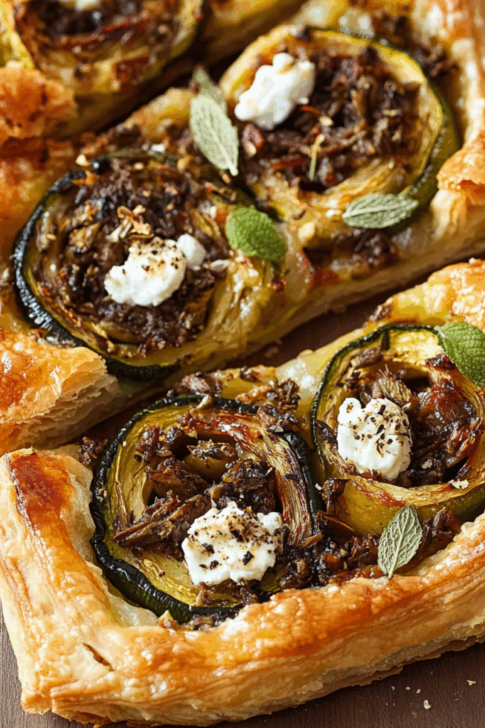 Jamie Oliver 5 Ingredients Vegetarian Minty Courgette Tart