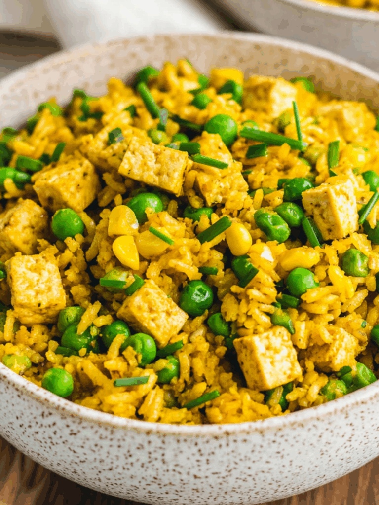 Jamie Oliver 5 Ingredients Vegetarian Tofu Fried Rice
