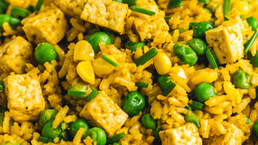 Jamie Oliver 5 Ingredients Vegetarian Tofu Fried Rice