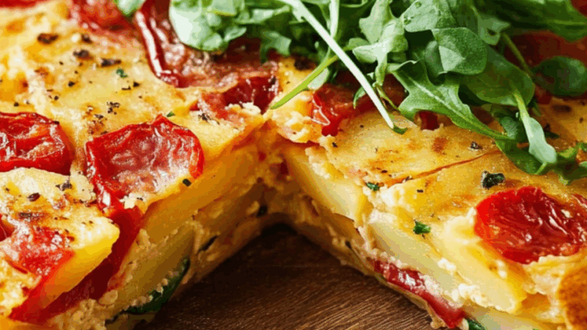 Jamie Oliver 5 Ingredients Vegetarian Tortilla Frittata
