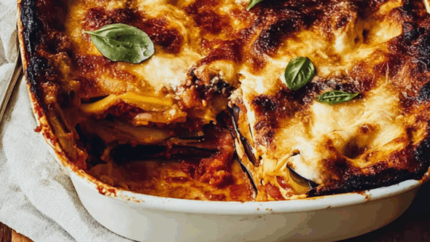 Jamie Oliver Aubergine And Courgette Lasagne