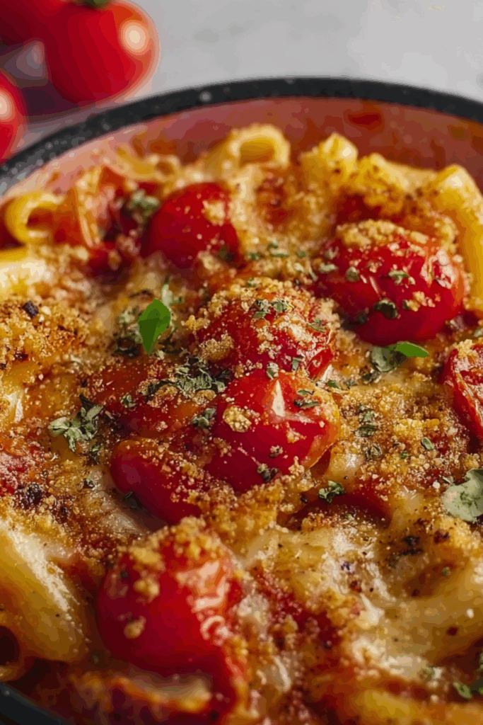 Jamie Oliver Baked Pasta With Tomatoes And Mozzarella